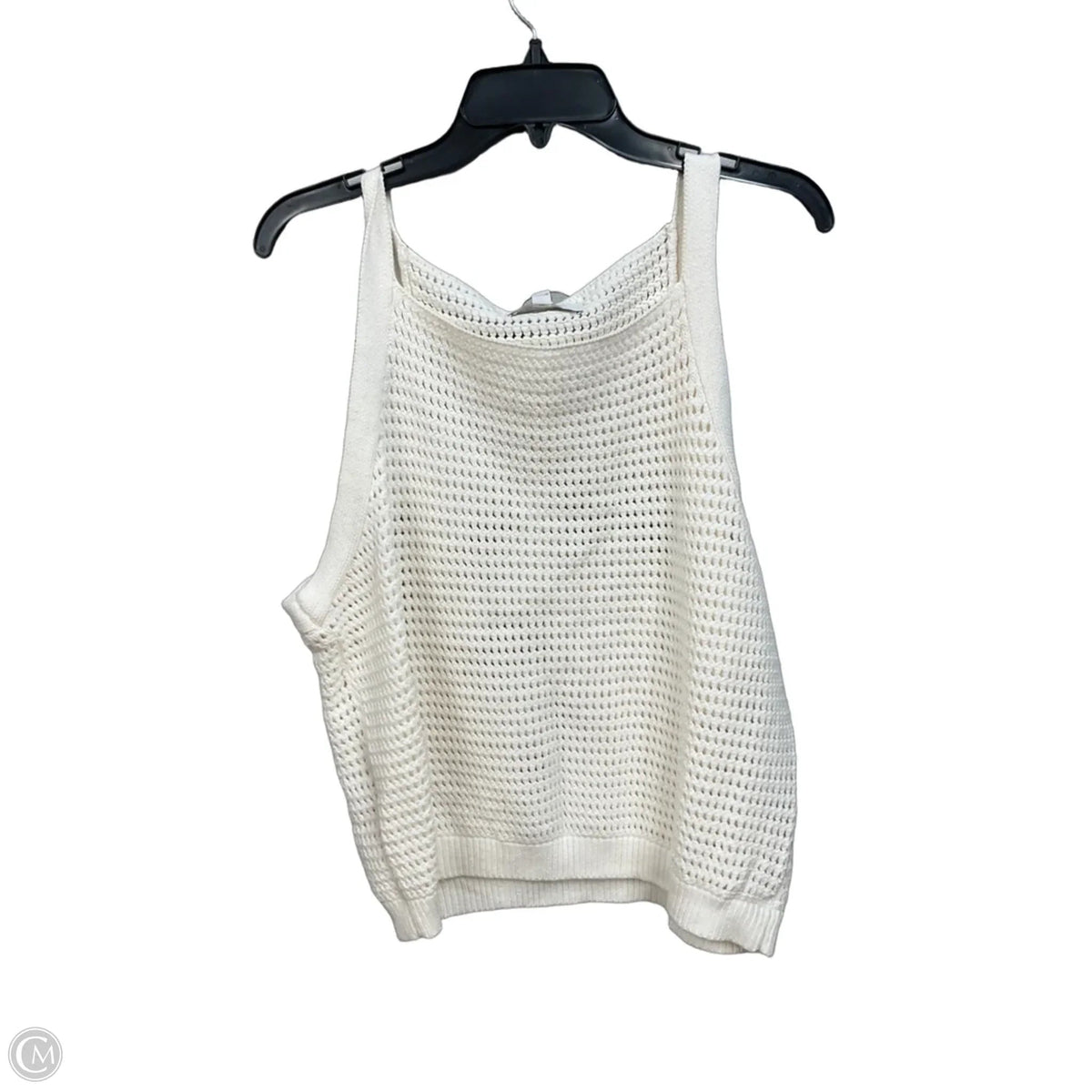 Top Sleeveless By Banana Republic In Cream, Size: Xl