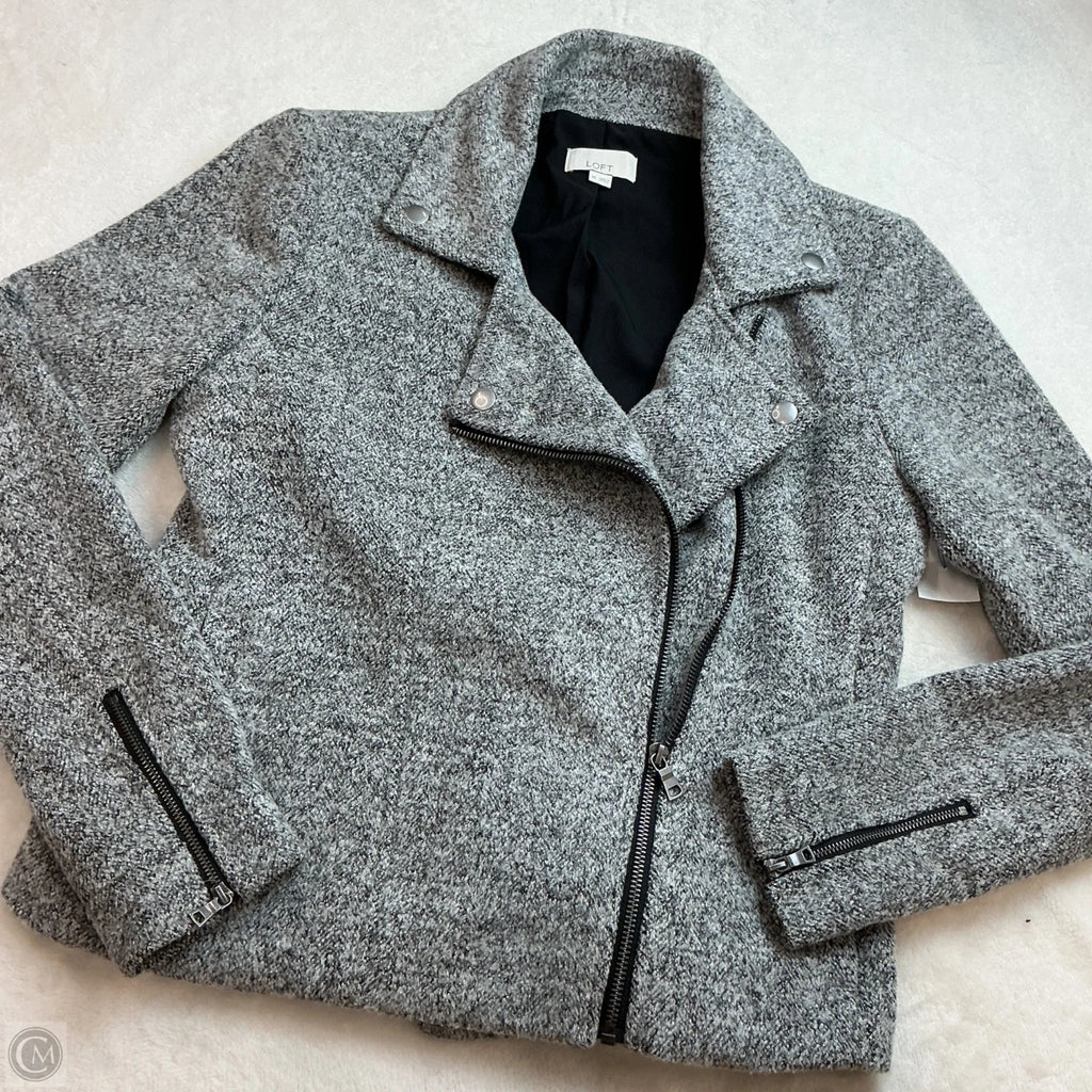 Jacket Other By Loft In Grey, Size: Xs