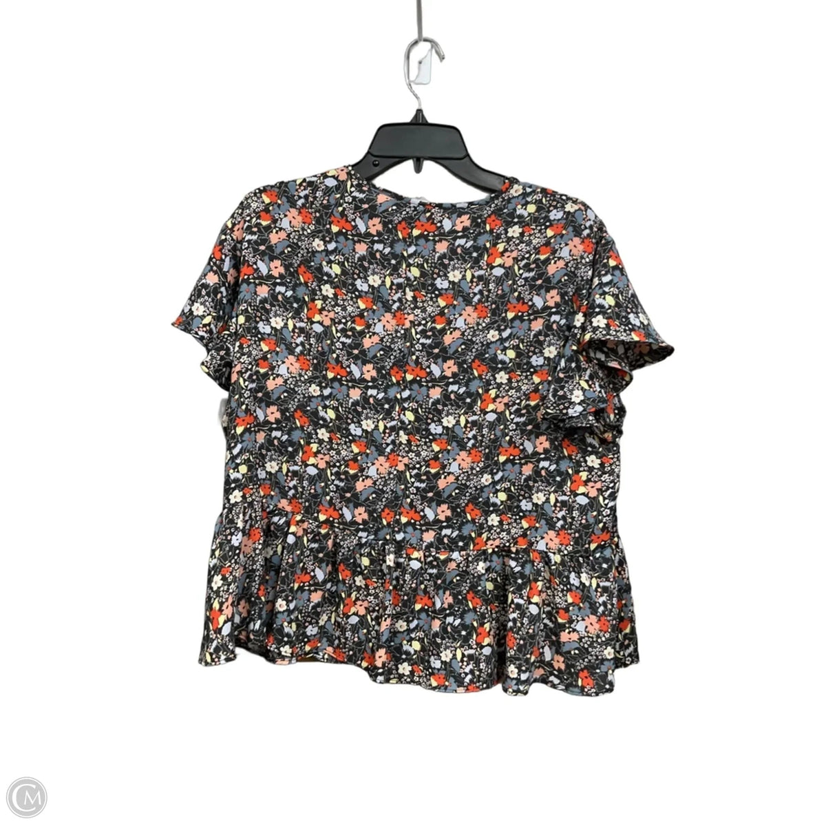 Top Short Sleeve By Gap In Floral Print, Size: L