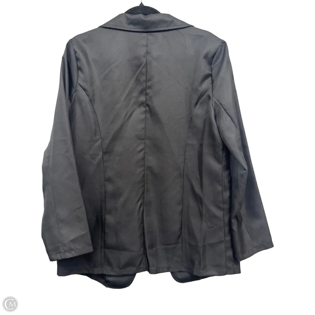 Blazer By Clothes Mentor In Black, Size: 2x