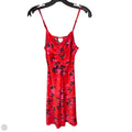 Dress Casual Midi By A New Day In Red, Size: Xs