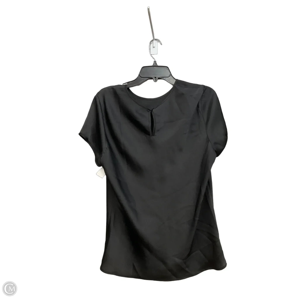 Blouse Short Sleeve By Express In Black, Size: L