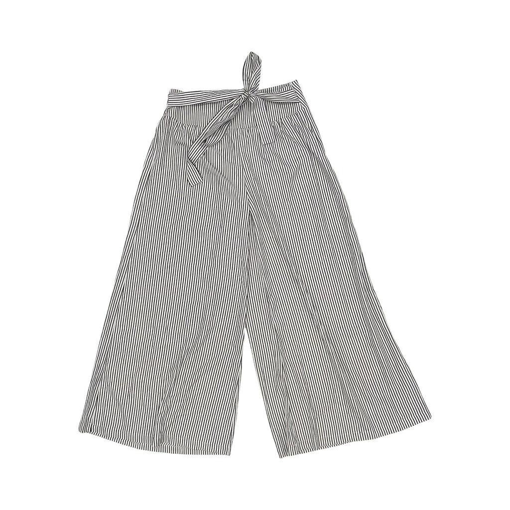 Pants Wide Leg By Clothes Mentor In Black & White, Size:Xl