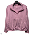 Athletic Jacket By Ebb & Flow In Mauve, Size: L