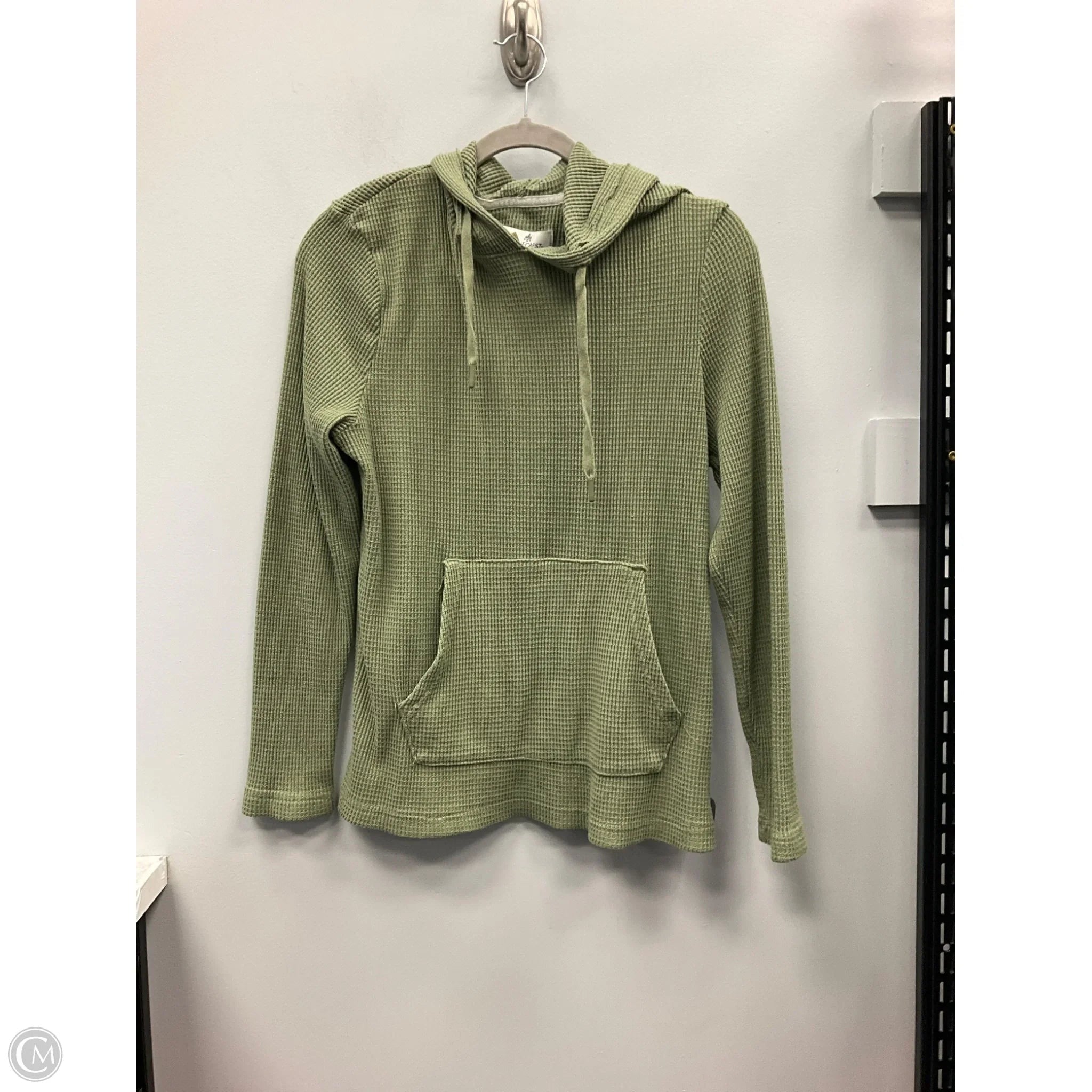 Top Long Sleeve By Clothes Mentor In Green, Size: M