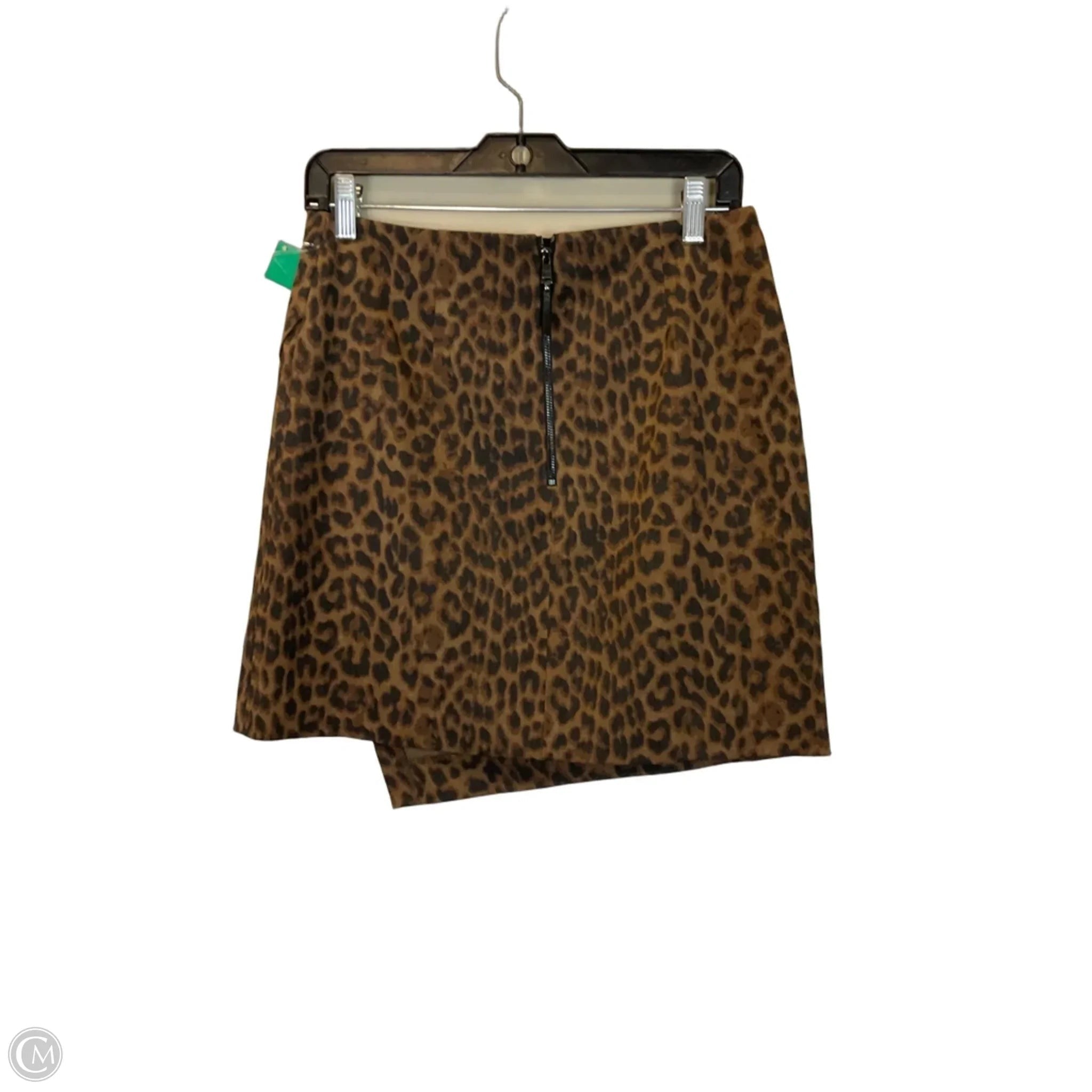 Skirt Mini & Short By Ann Taylor In Animal Print, Size: 4