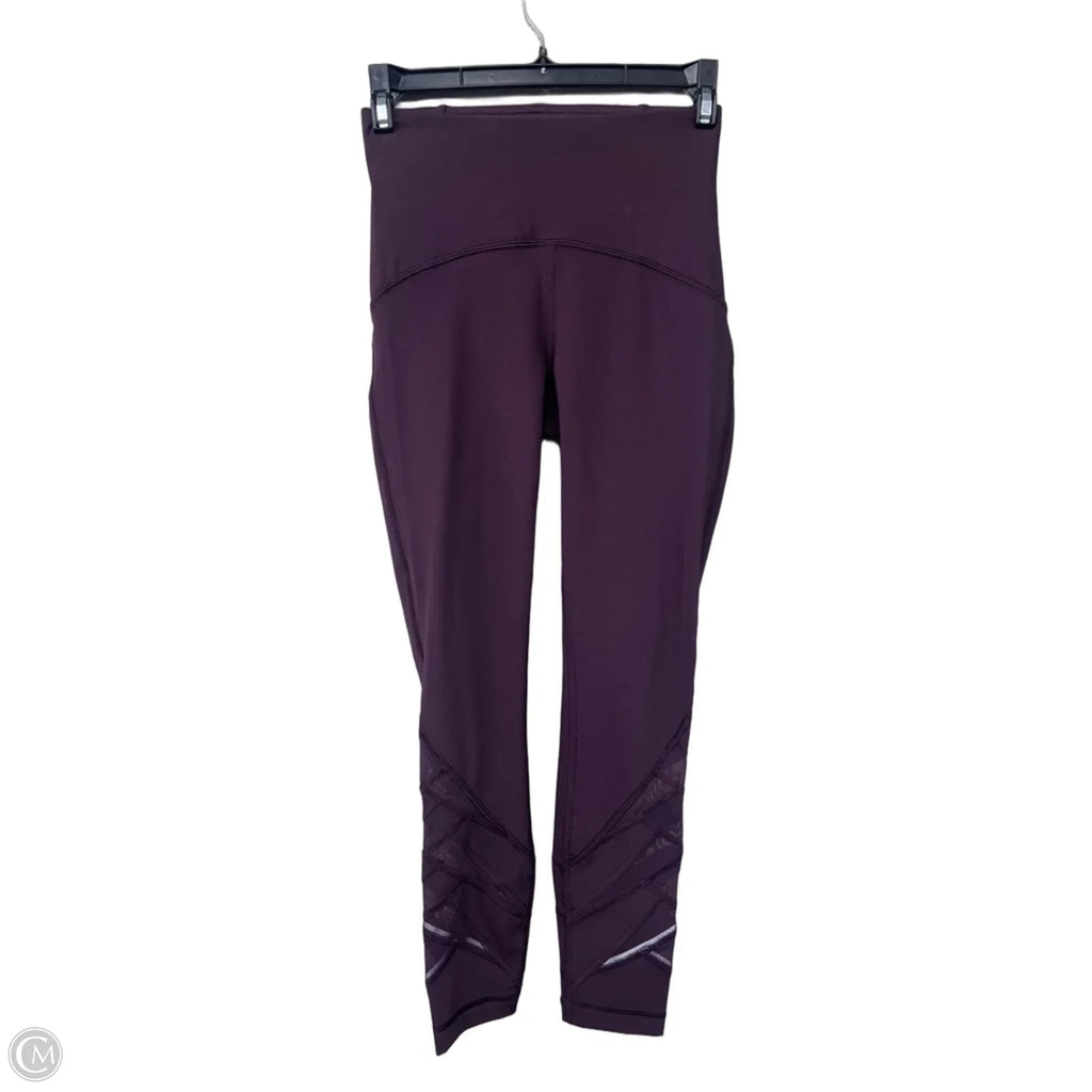 Athletic Leggings By Lululemon In Purple, Size: 2
