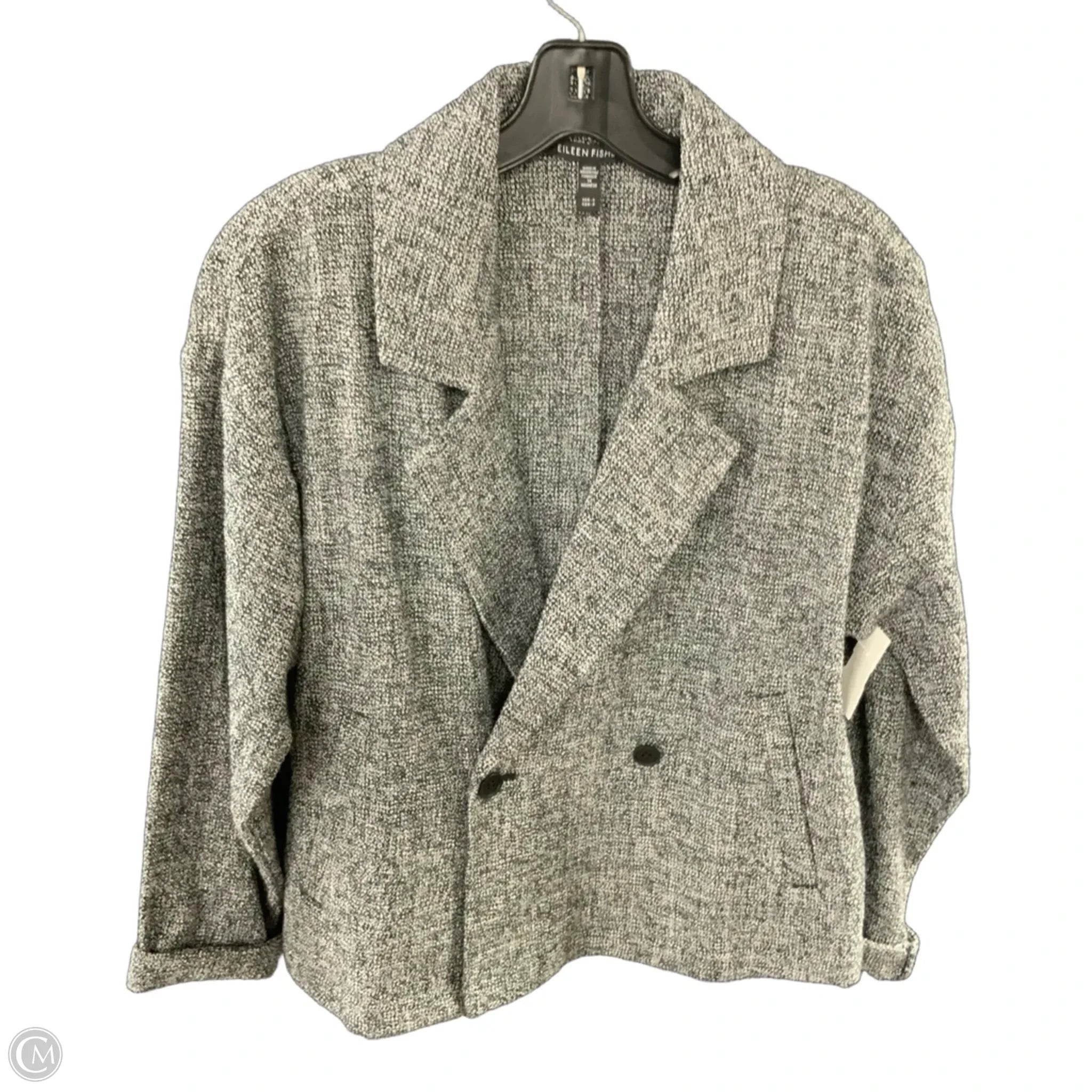 Jacket Other By Eileen Fisher In Black, Size: S