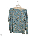 Top Long Sleeve By J. Jill In Floral Print, Size: L