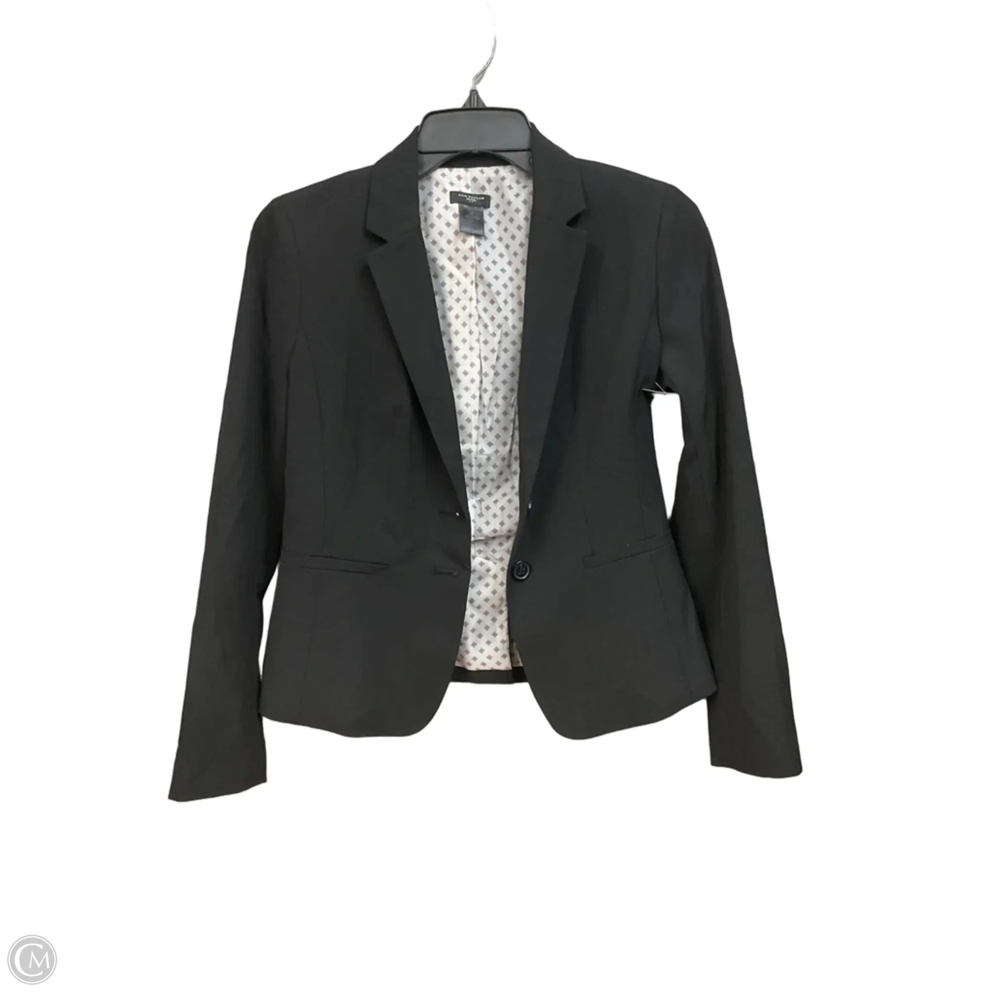 Blazer By Ann Taylor In Black, Size: Xs