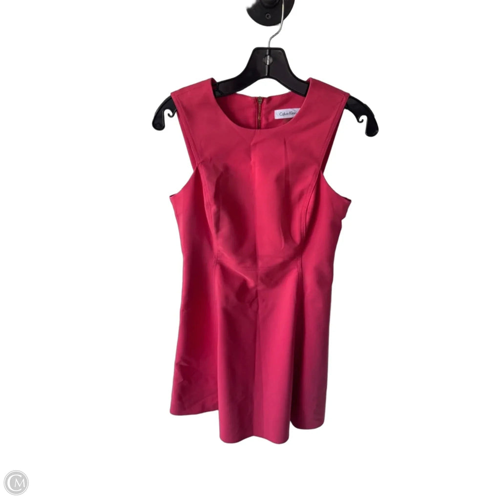 Dress Work By Calvin Klein In Coral, Size: S