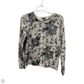 Cardigan By Talbots In Floral Print, Size: L