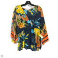 Top Short Sleeve By Bianca Nygard In Blue & Orange, Size: M