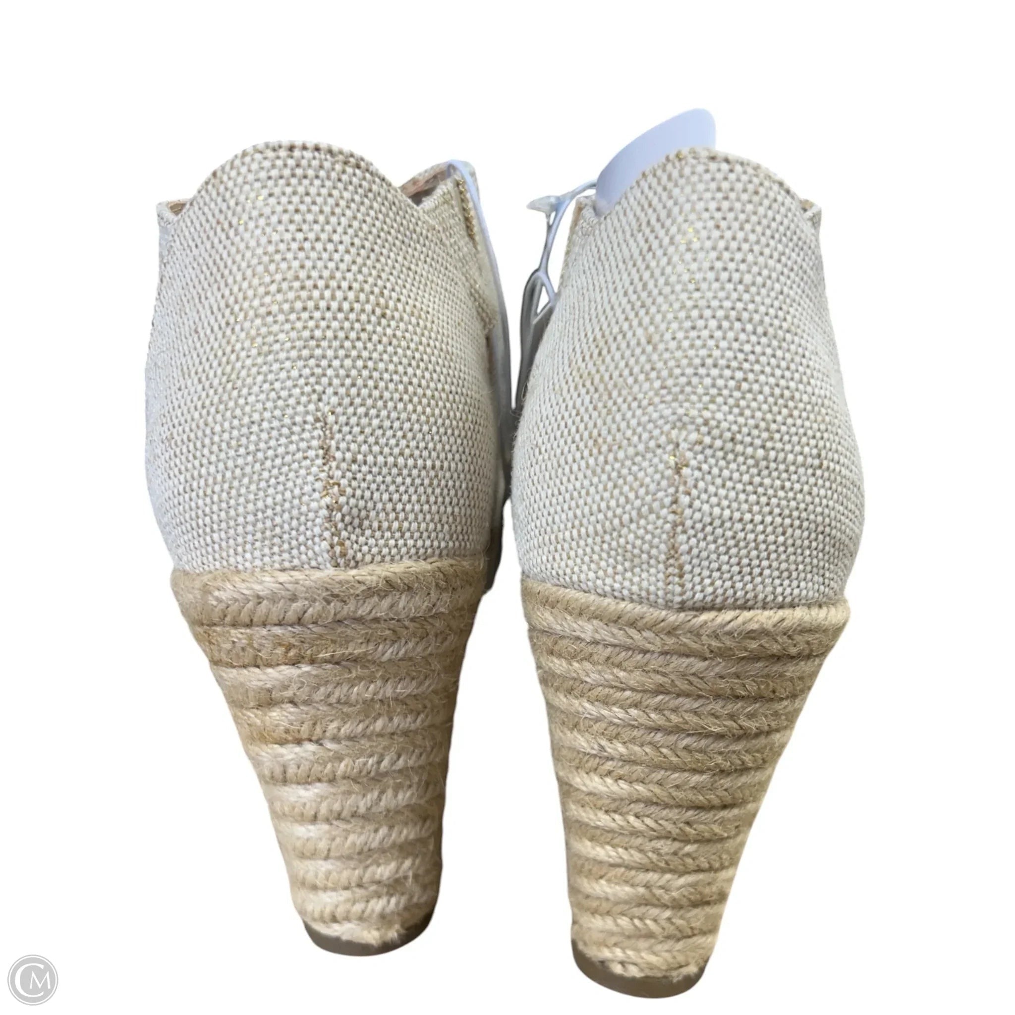 Sandals Heels Wedge By A New Day In Tan, Size: 8.5