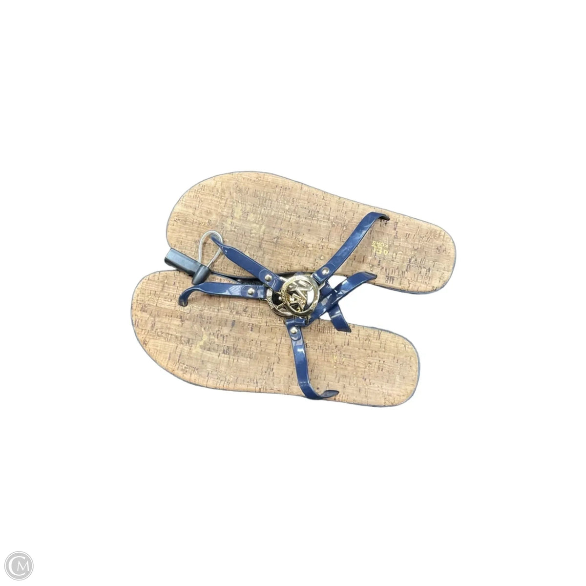 Sandals Flats By Michael By Michael Kors In Blue, Size: 11