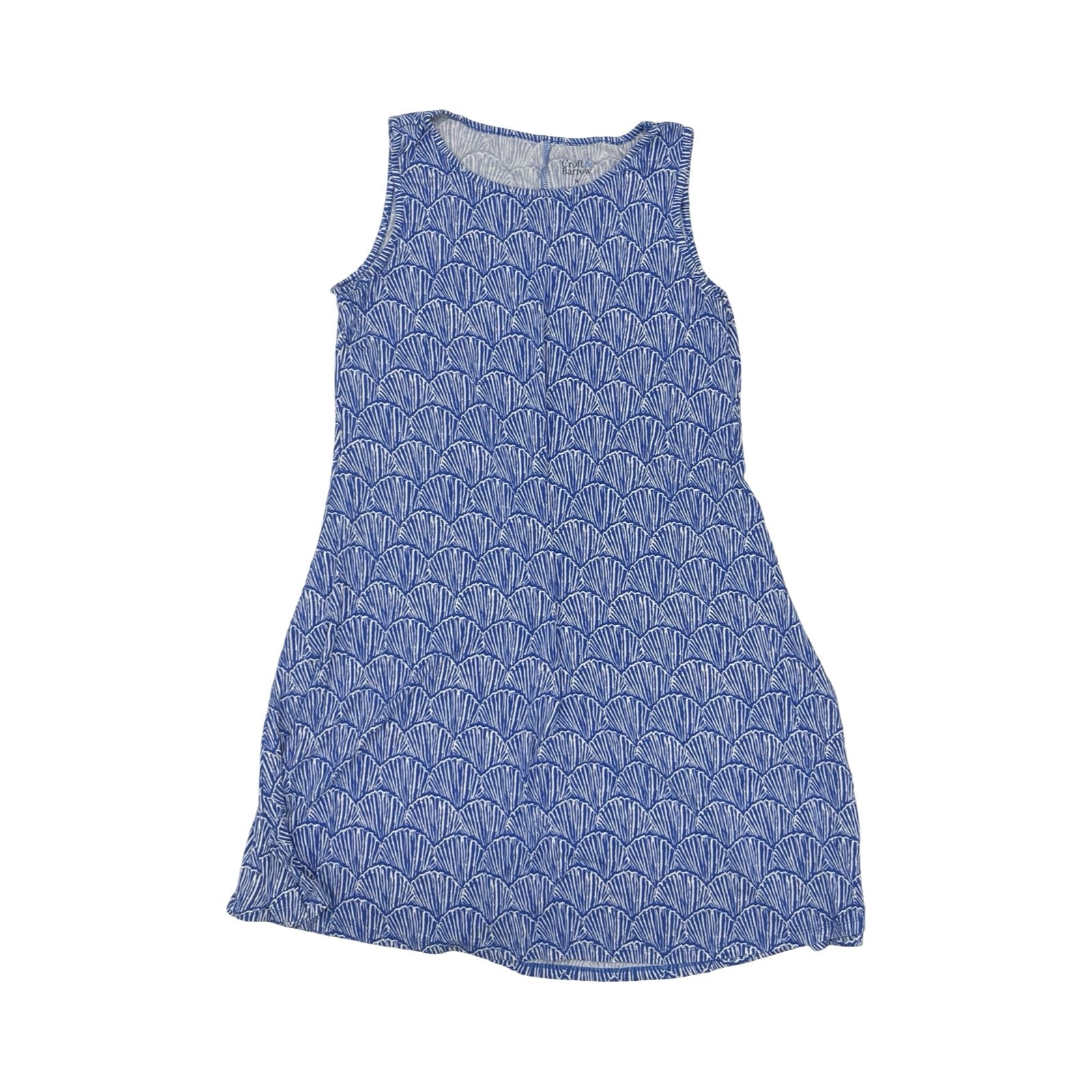 Dress Casual Short By Croft And Barrow In Blue & White, Size:M