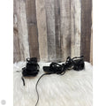 Sandals Heels Block By Deltan In Black, Size: 9