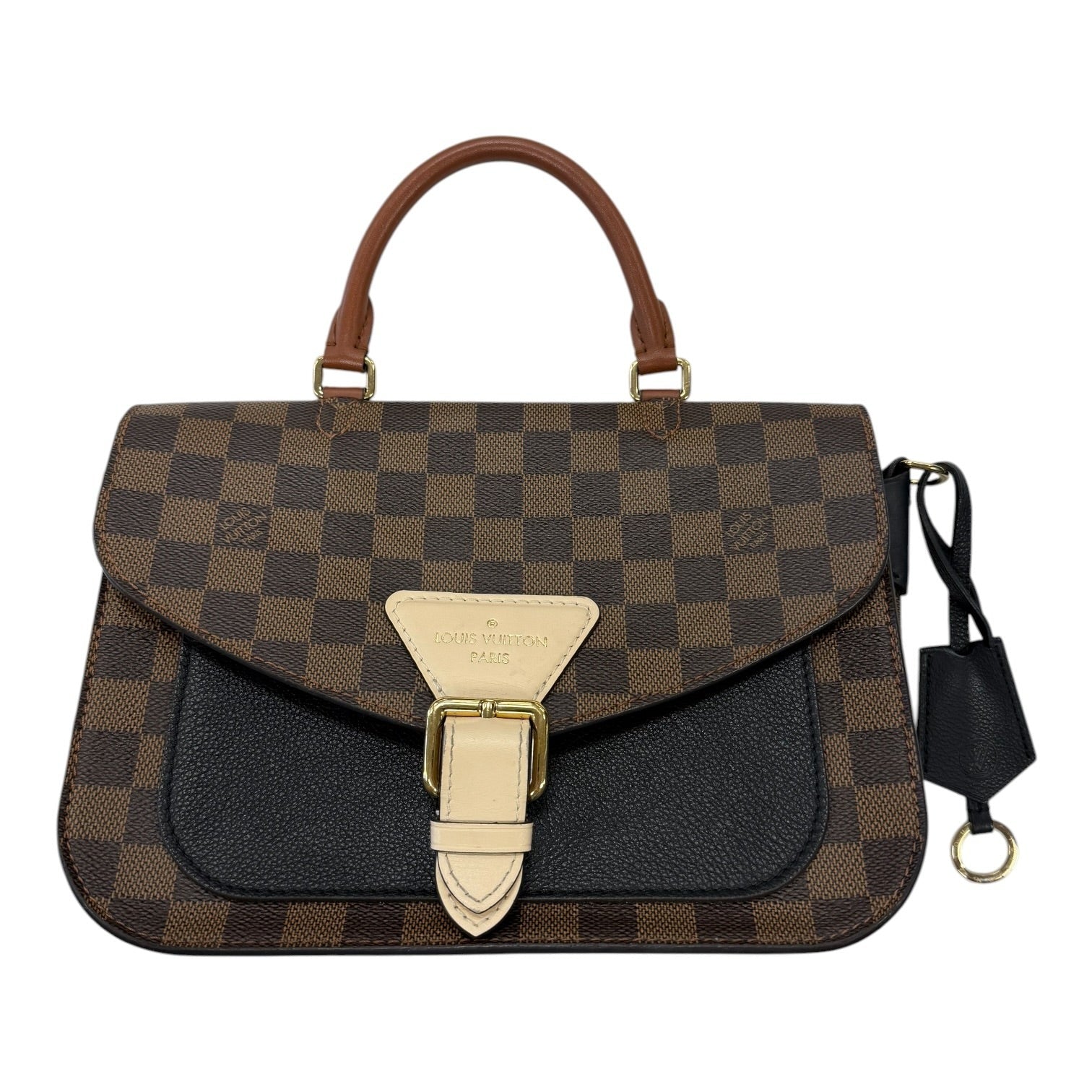 Handbag Luxury Designer By Louis Vuitton In Brown, Size:Medium