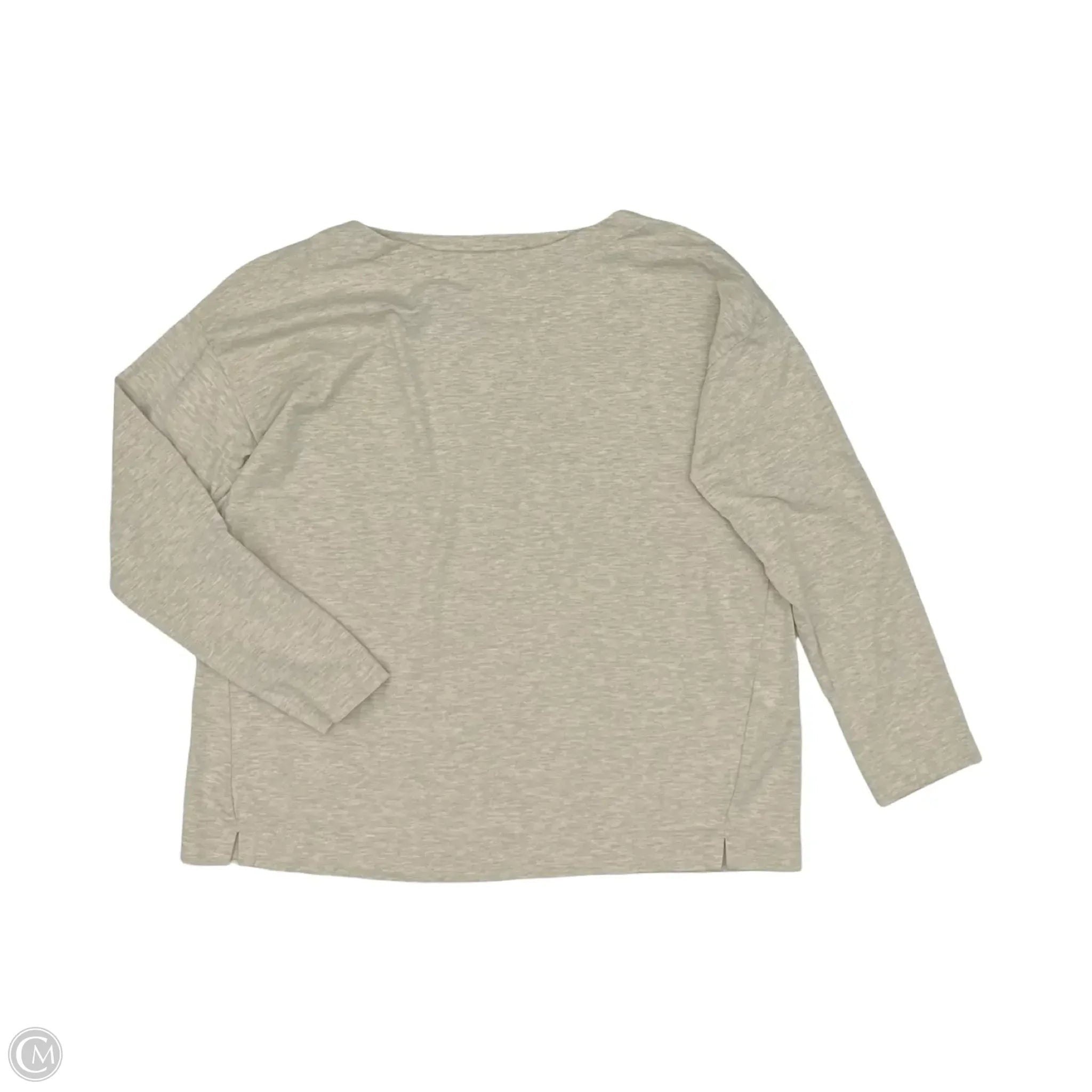 Top Long Sleeve By J. Jill In Tan, Size: M