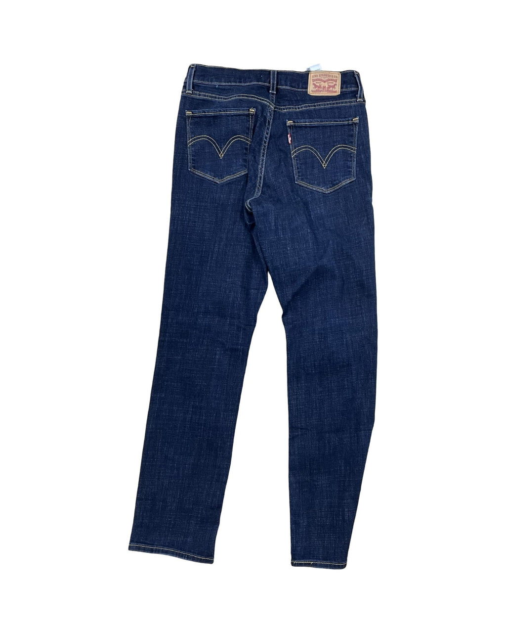 Jeans Straight By Levis In Blue Denim, Size:4
