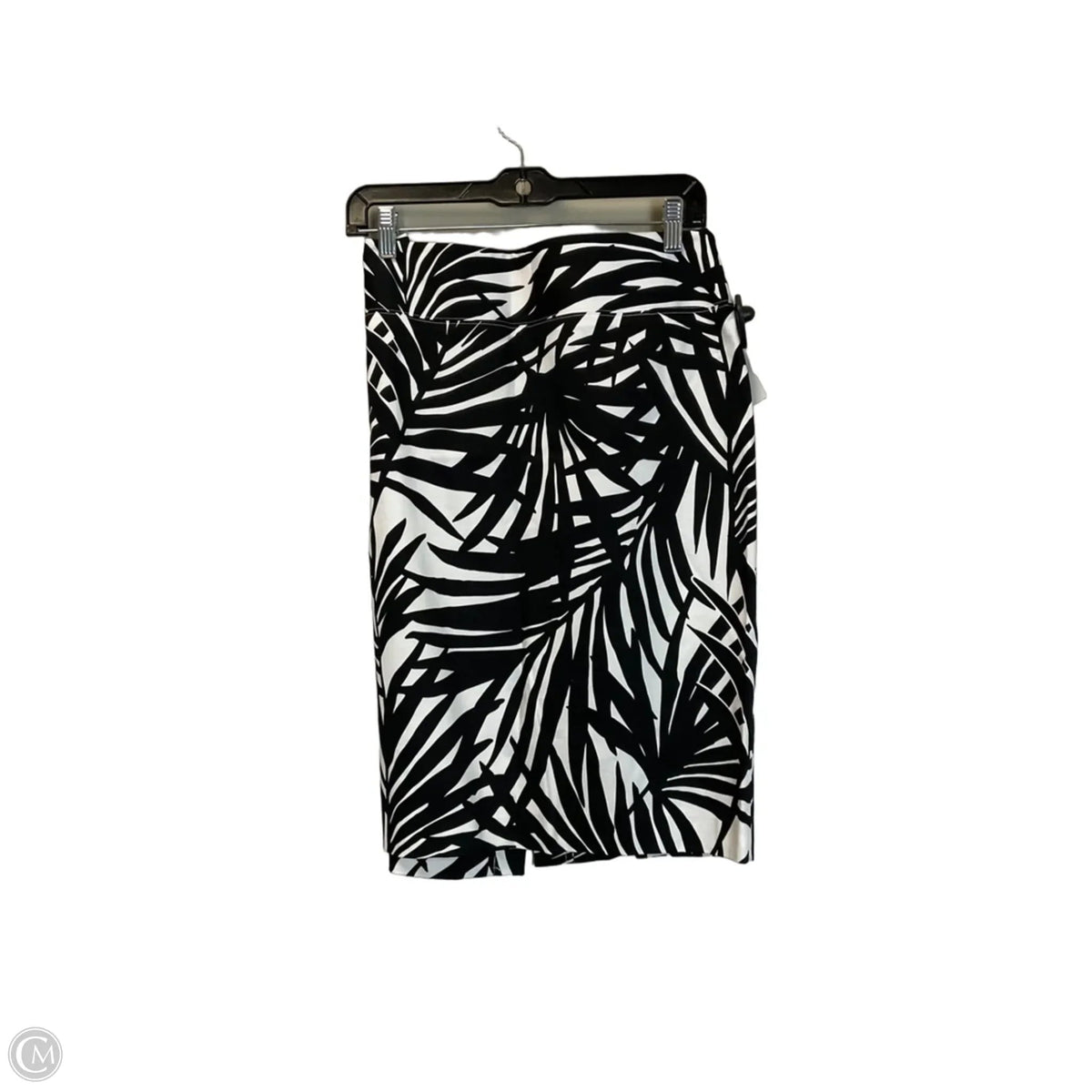 Skirt Midi By Alfani In Black & White, Size: 10