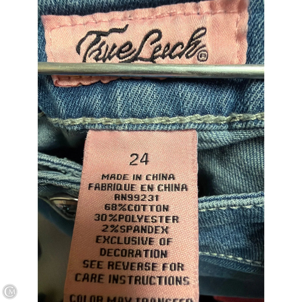 Jeans Boot Cut By Clothes Mentor In Blue Denim, Size: 24