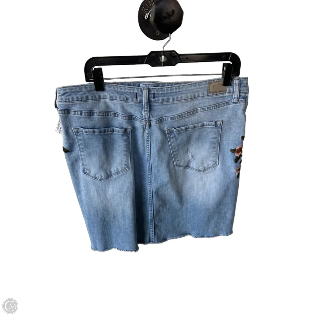 Skirt Mini & Short By Dear John In Blue Denim, Size: 12