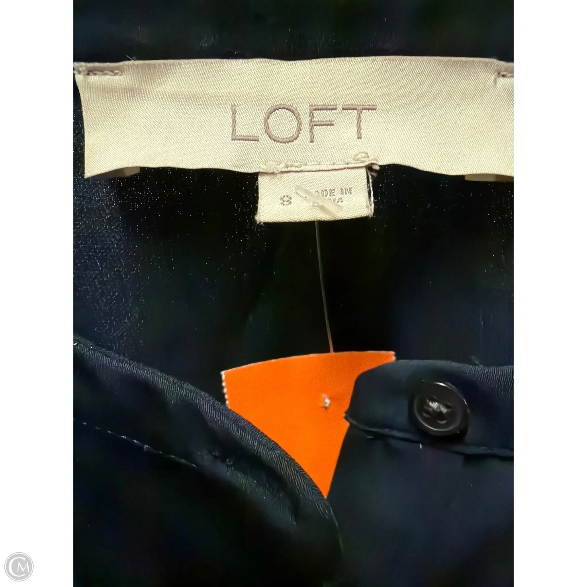 Dress Casual Maxi By Loft In Navy, Size: M