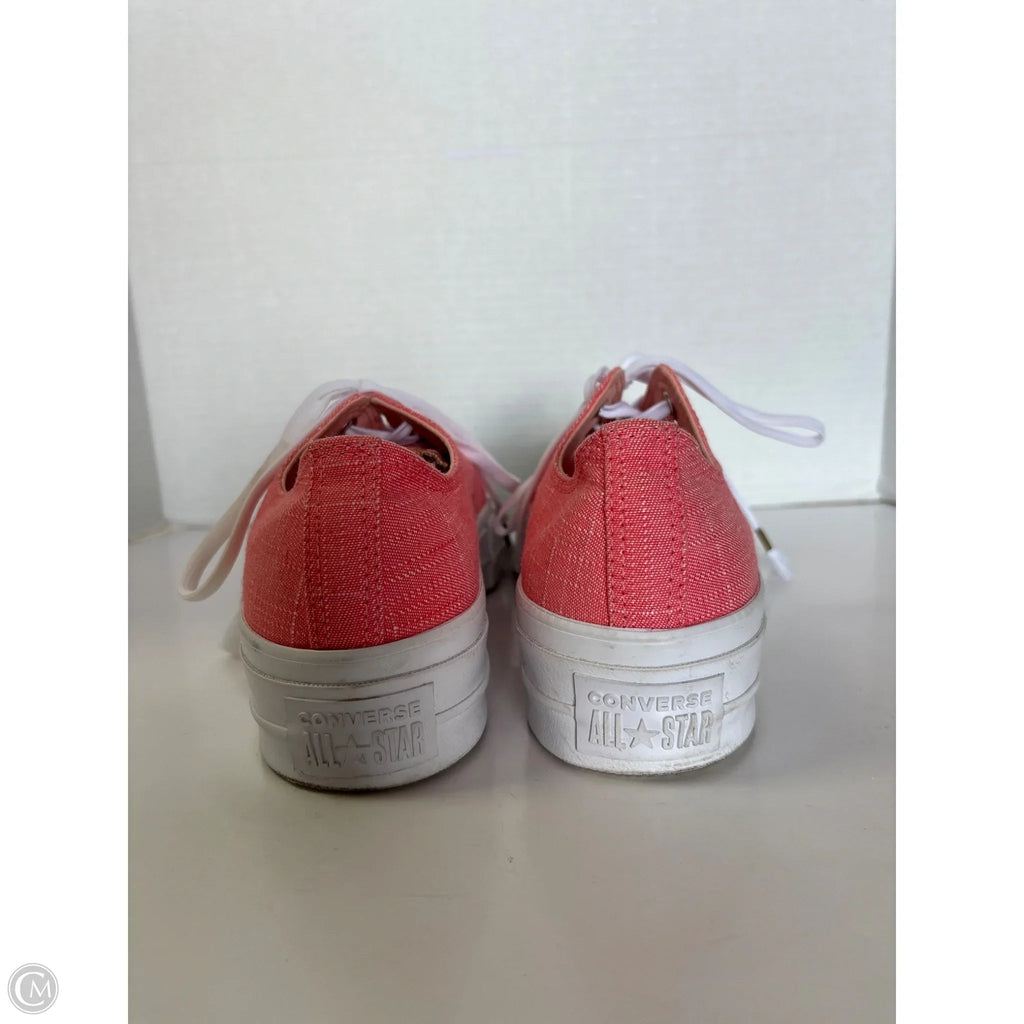 Shoes Sneakers By Converse In Pink, Size: 9.5