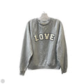 Sweatshirt Designer By Tory Burch In Grey, Size: L