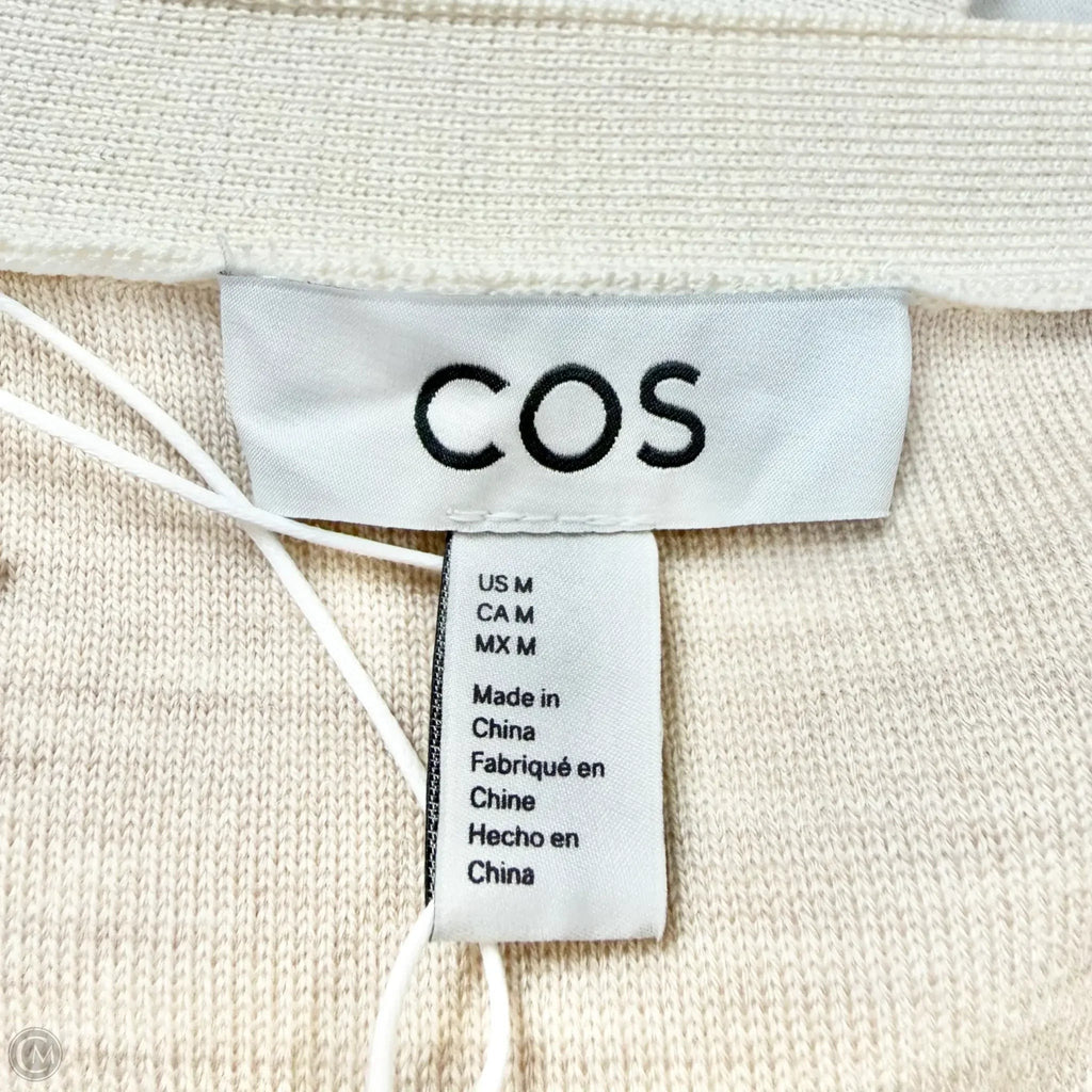 Sweater Cardigan By Cos In Cream, Size: M