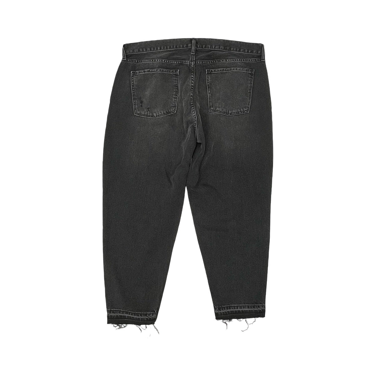 Jeans Straight By Old Navy In Black Denim, Size:16