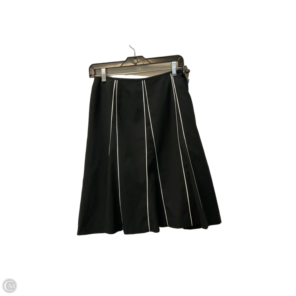 Skirt Midi By Ann Taylor In Black, Size: 4p