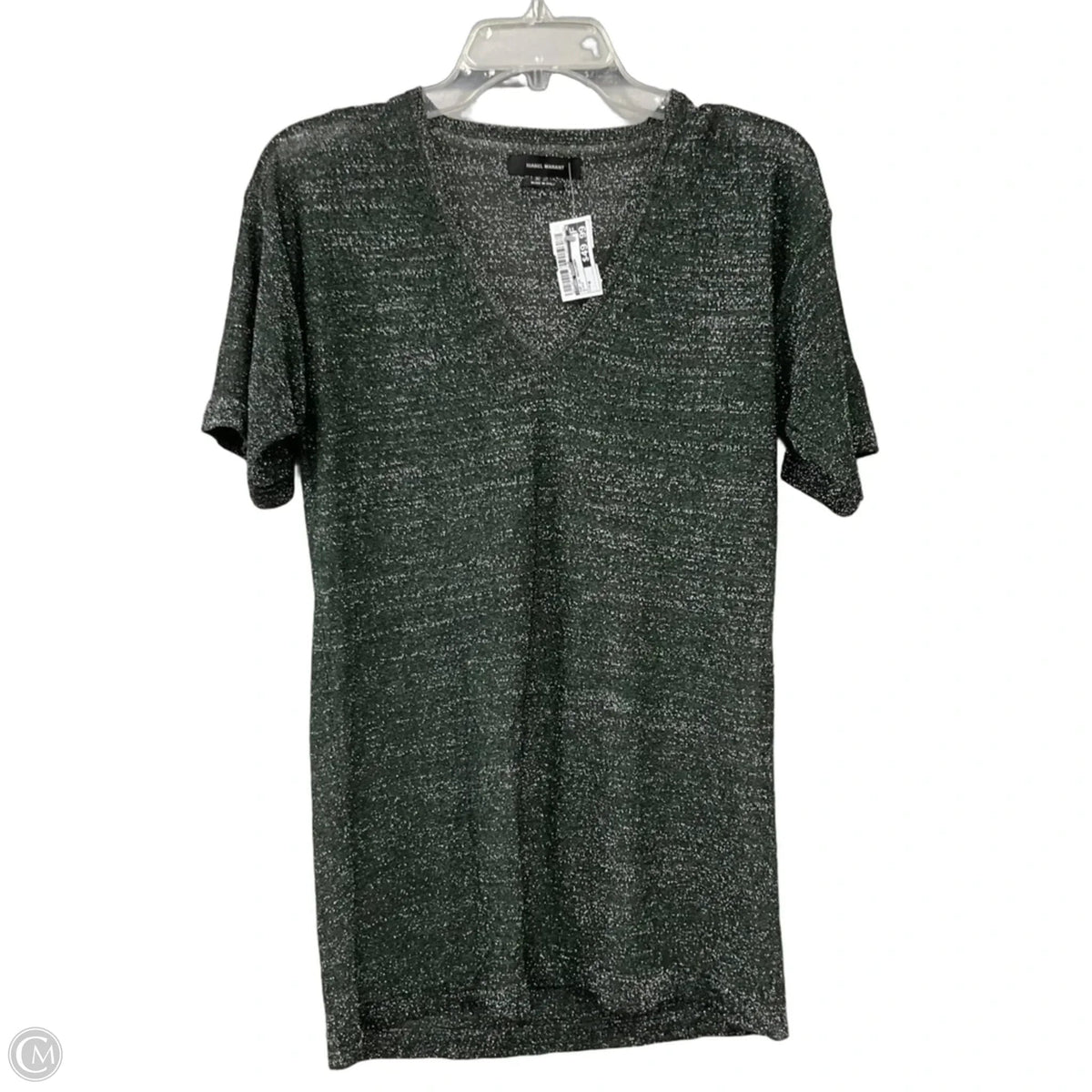 Top Short Sleeve Designer By Isabel Marant In Black, Size: M
