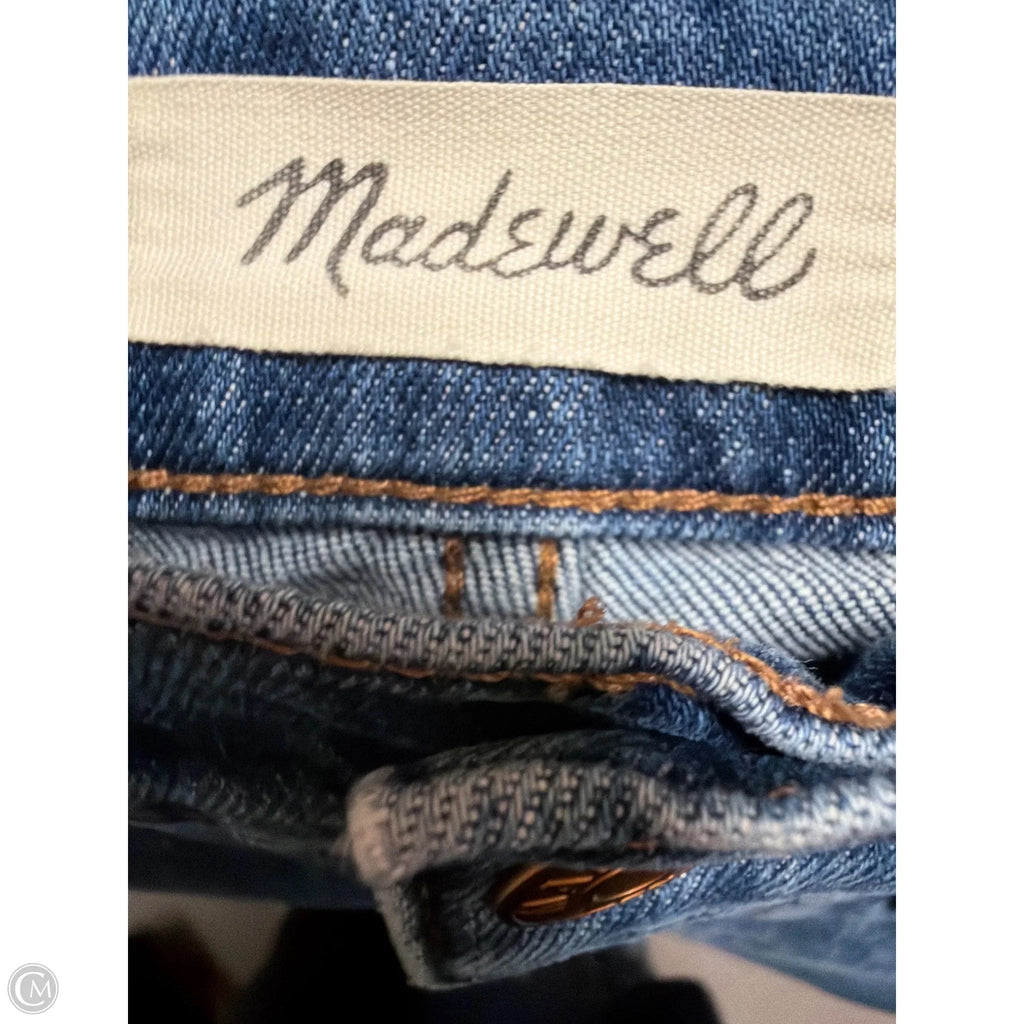 Jeans Straight By Madewell In Blue Denim, Size: 0