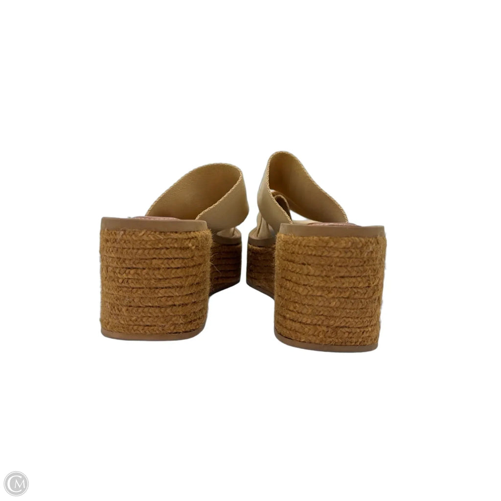 Chloe Woody Wedge Platform Luxury Shoes, Size: 9 (39)