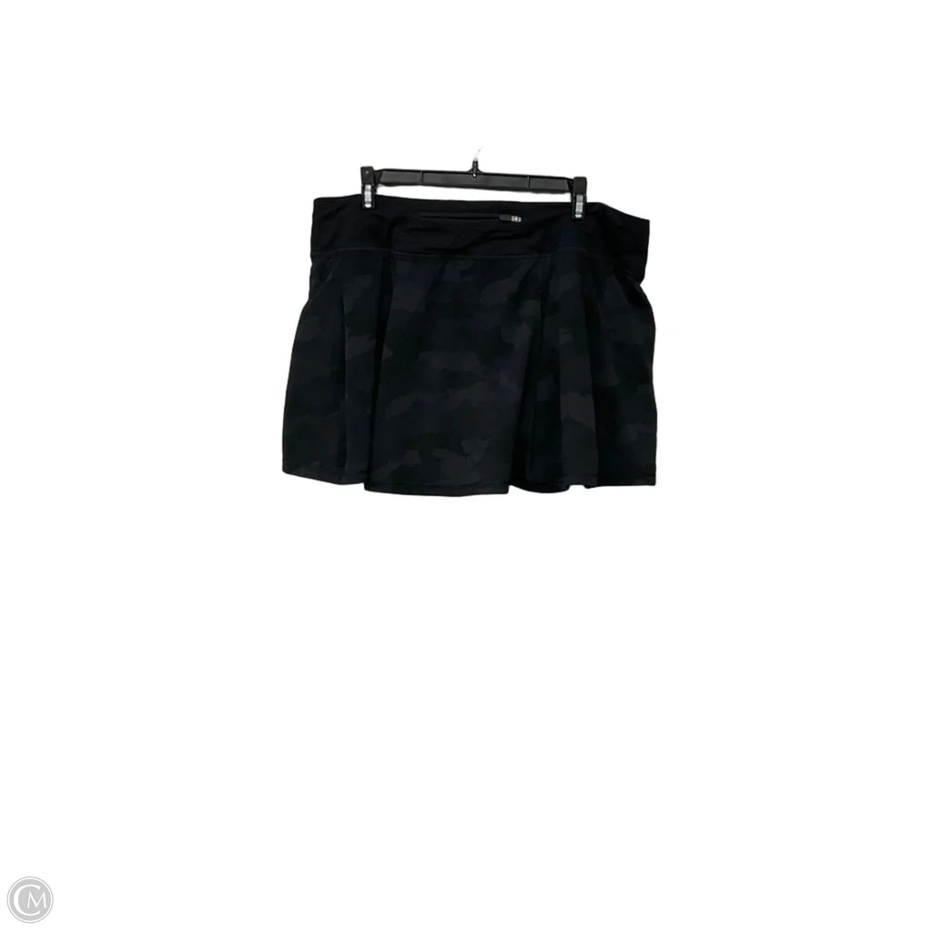 Athletic Skort By Lululemon In Camouflage Print, Size: 14