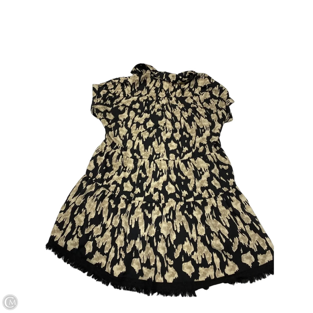 Dress Casual Short By Umgee In Black & Tan, Size: M
