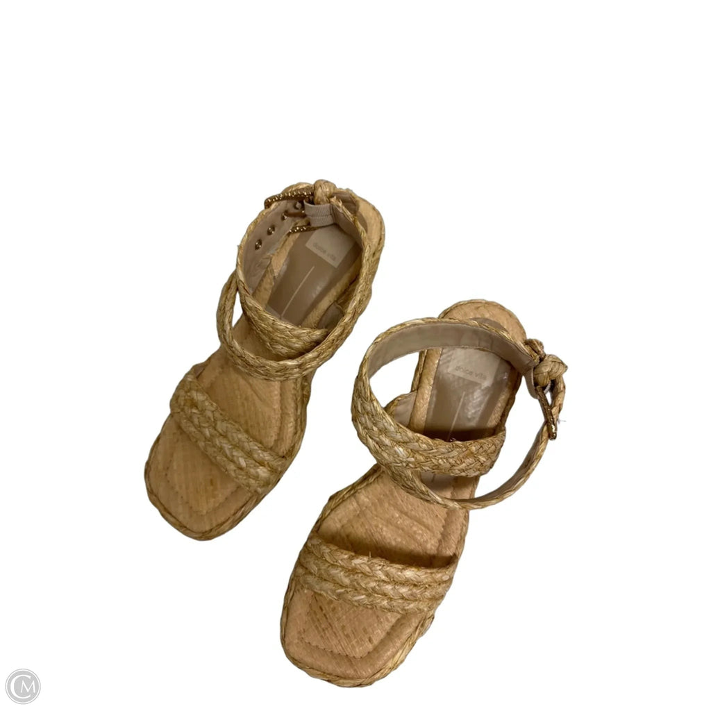 Sandals Heels Wedge By Sam Edelman In Cream, Size: 9