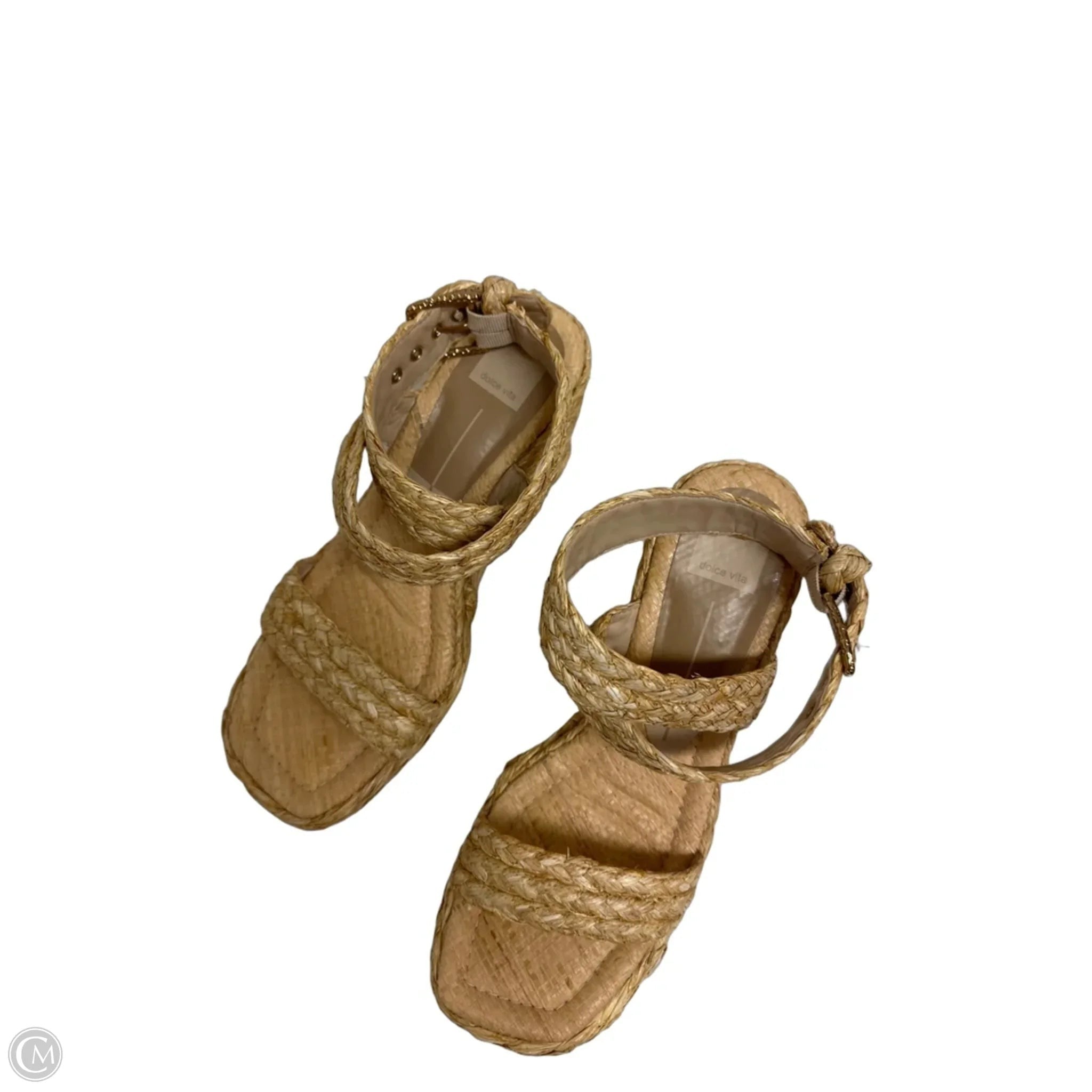 Sandals Heels Wedge By Sam Edelman In Cream, Size: 9