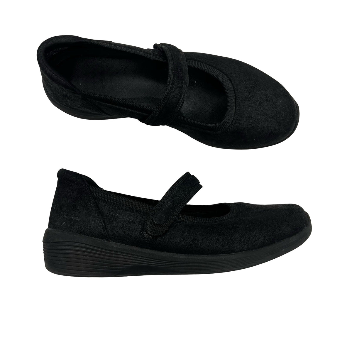 Shoes Flats By Skechers In Black, Size:9