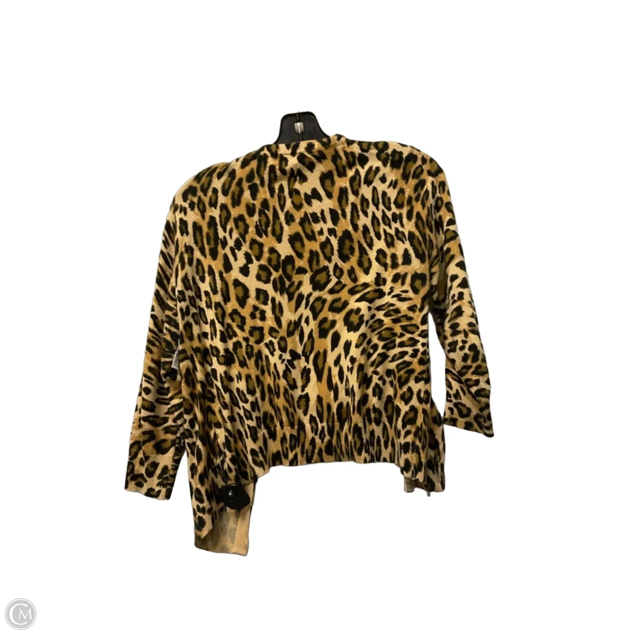 Cardigan By Crown And Ivy In Animal Print, Size: M