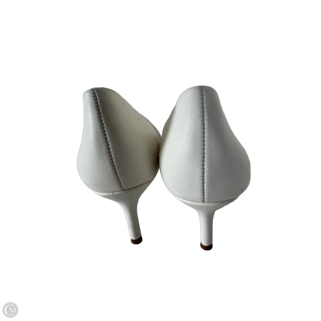 Shoes Heels Kitten By Charles By Charles David In White, Size: 6.5