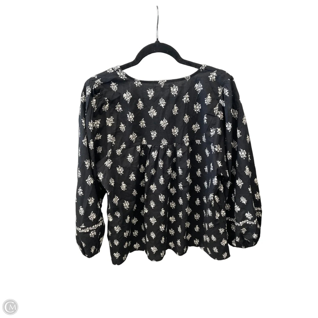 Top Long Sleeve By Maurices In Black, Size: Xxl