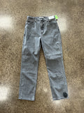 Jeans Straight By Abercrombie And Fitch In Grey Denim, Size:8L