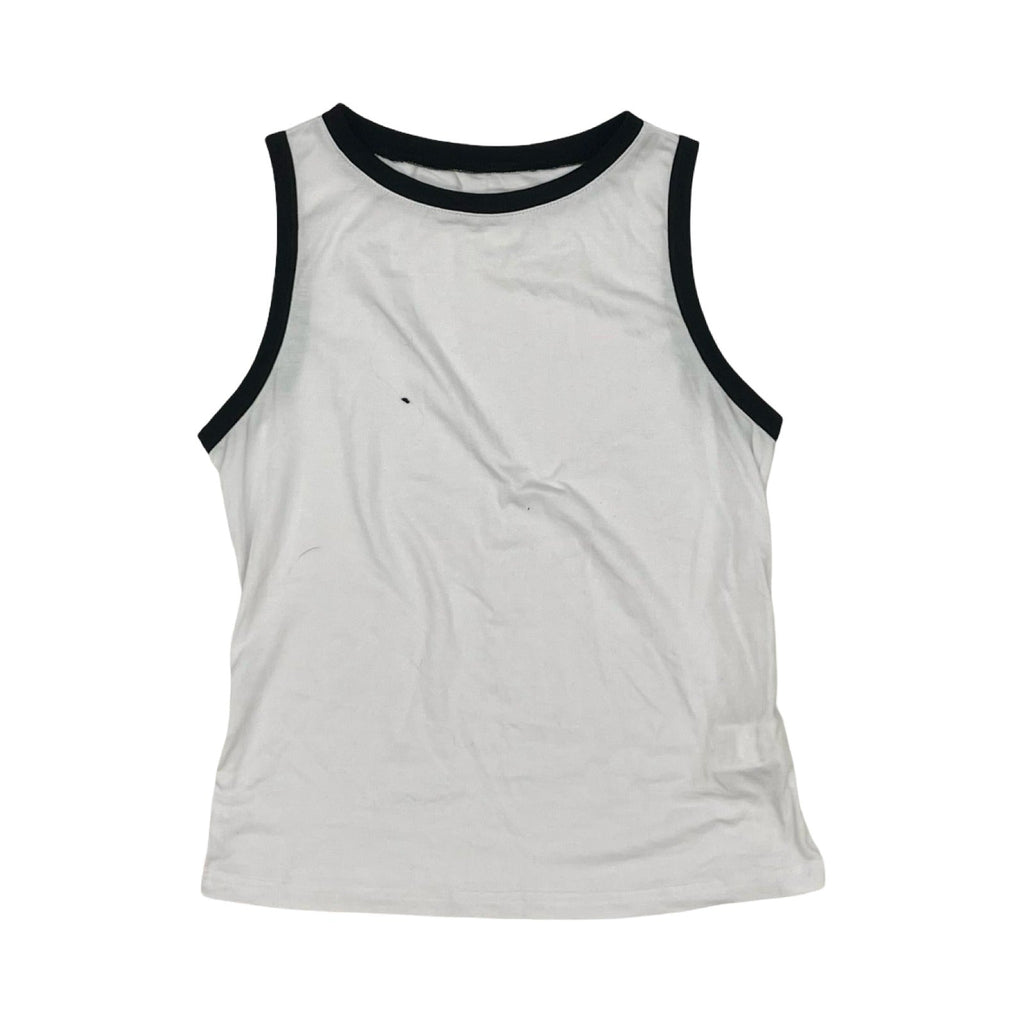 Tank Top By Cmf In Black & White, Size:M