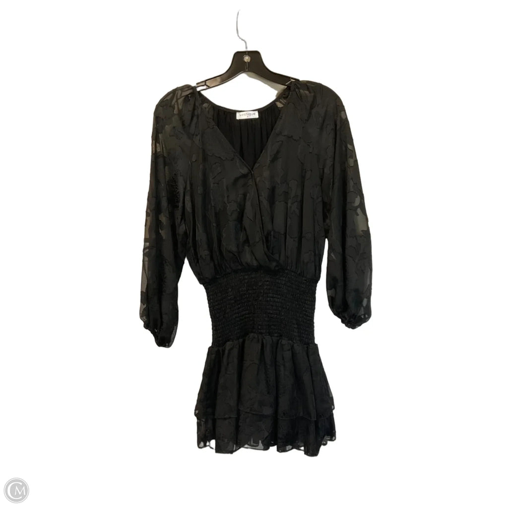 Dress Casual Short By Vestique In Black, Size: S