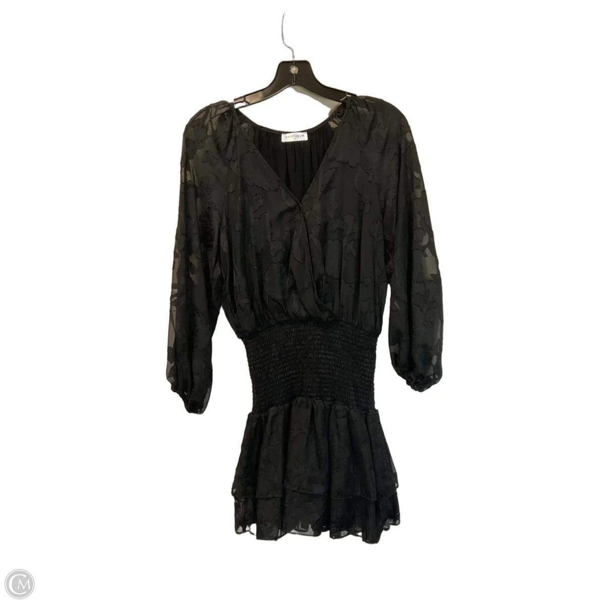 Dress Casual Short By Vestique In Black, Size: S