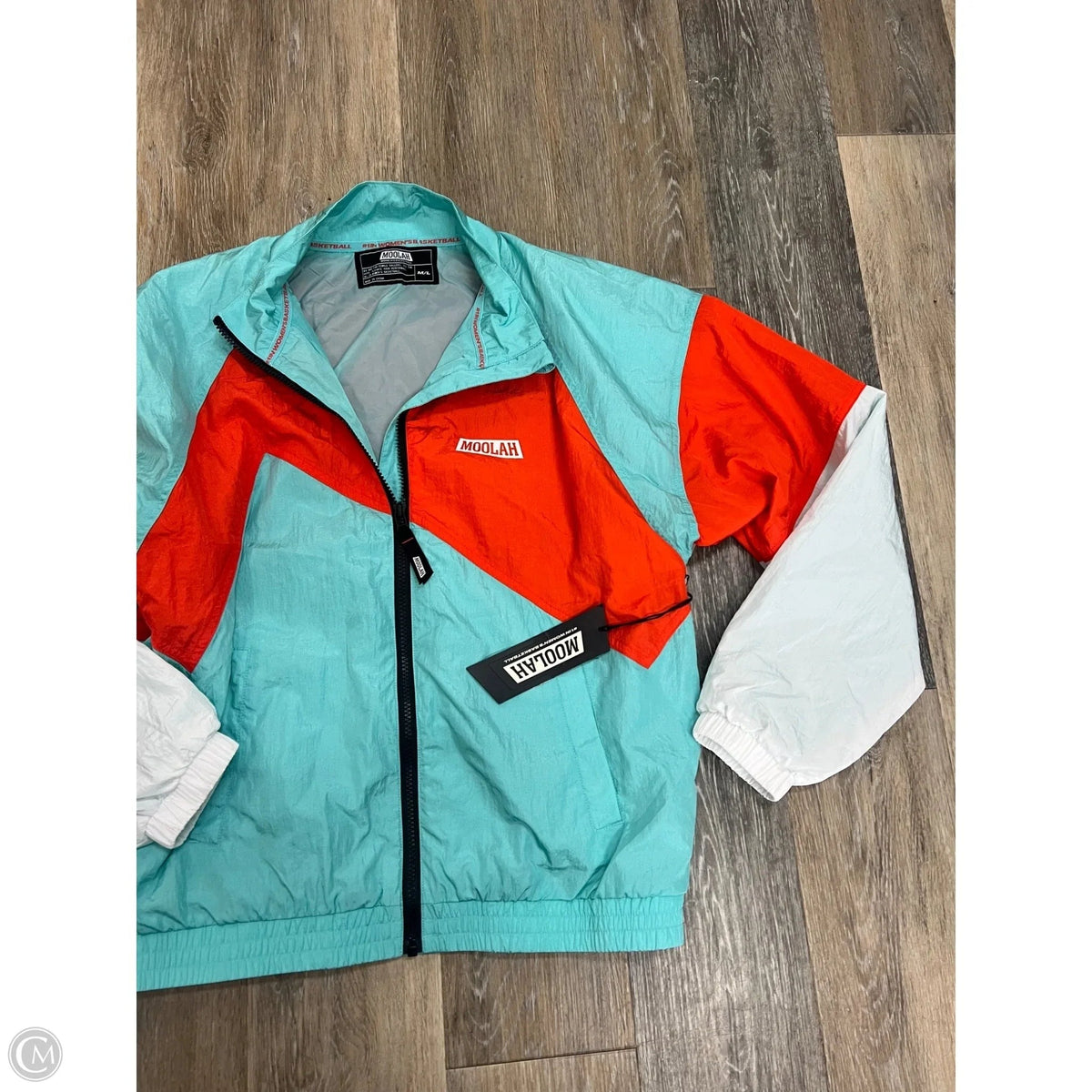 Athletic Jacket By Moolah In Multi-colored, Size: M