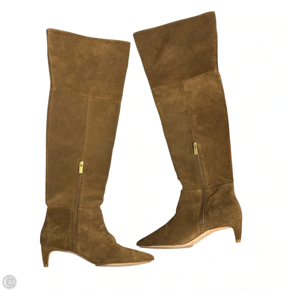 Boots Knee Heels By Vince Camuto In Tan, Size: 8.5